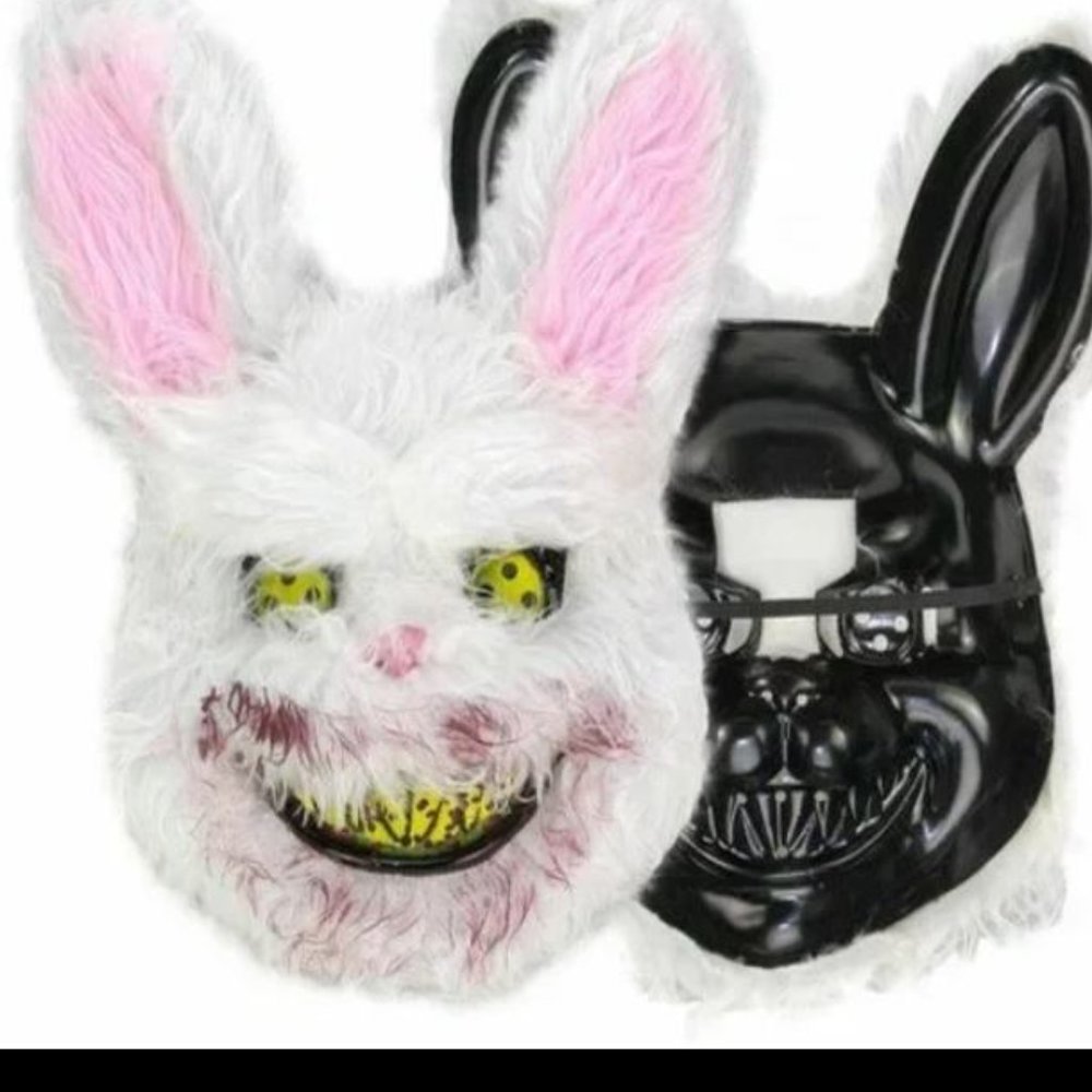 Creepy Halloween Scary Rabbit Mask~One Size